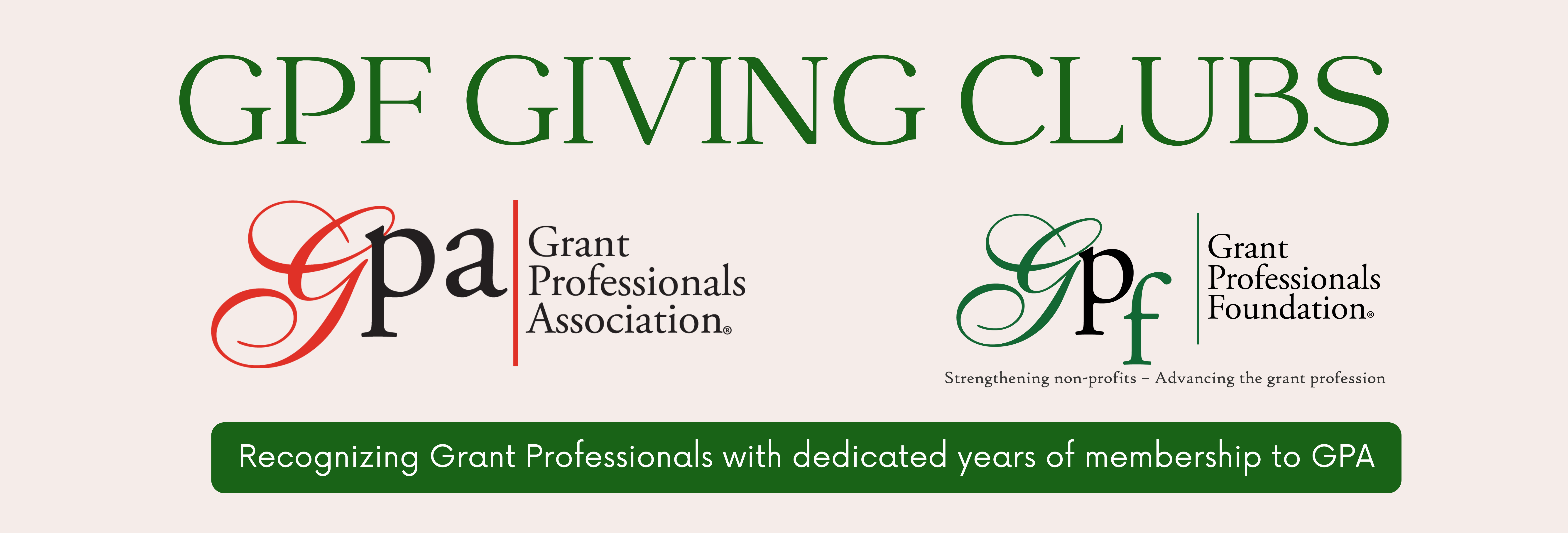 GPF Giving Clubs